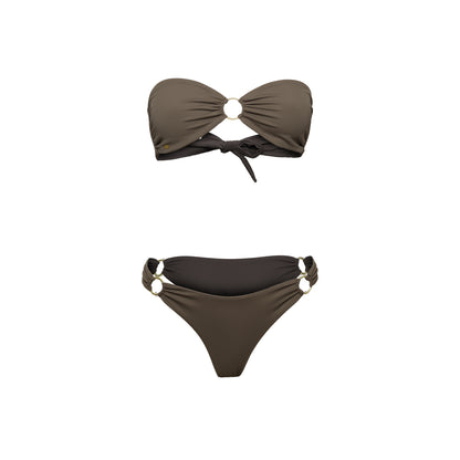 Ring Bandeau Bikini Top